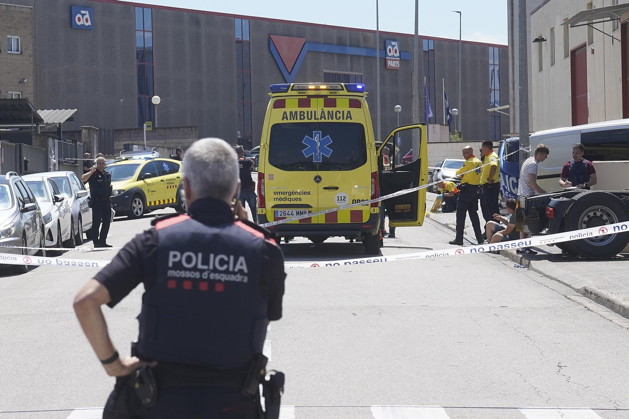 Una baralla acaba amb un mort per ferida de bala al polígon de Riudellots de la Selva