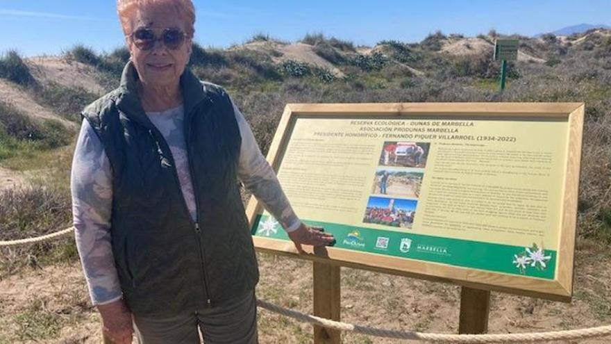 Un tributo entre las dunas de Marbella para Fernando