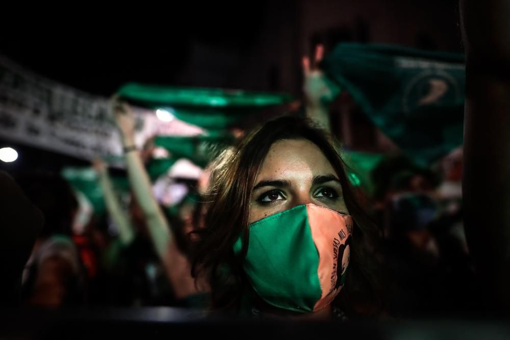 Los verdes toman las calles de Argentina por la legalización del aborto