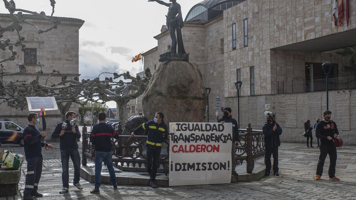 Protesta del Consorcio de Bomberos