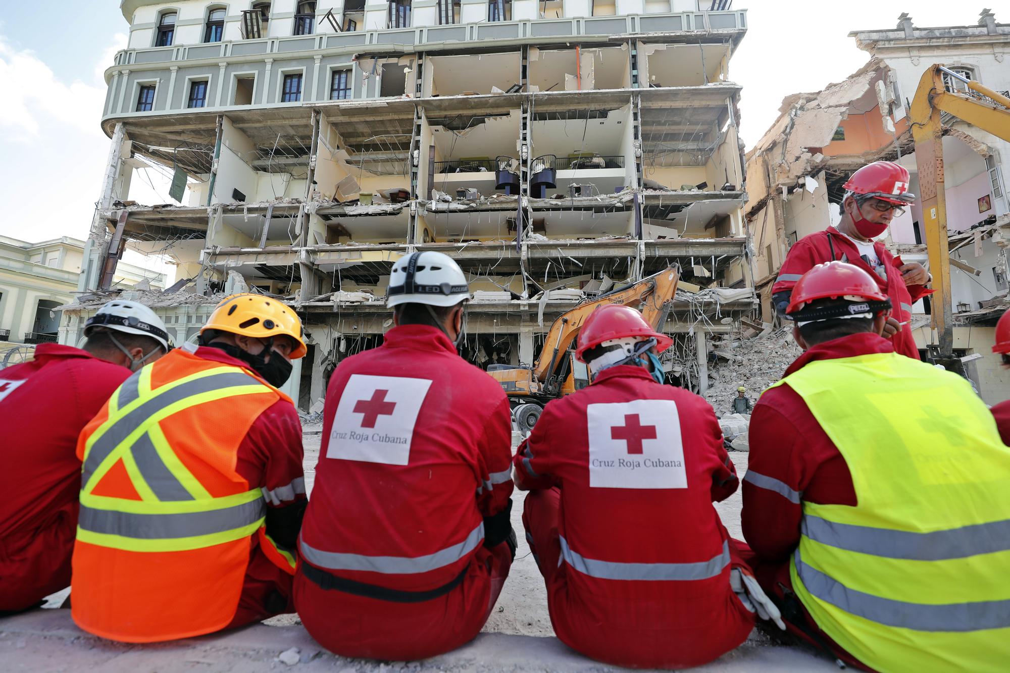 Así quedó el Hotel Saratoga tras la explosión de La Habana