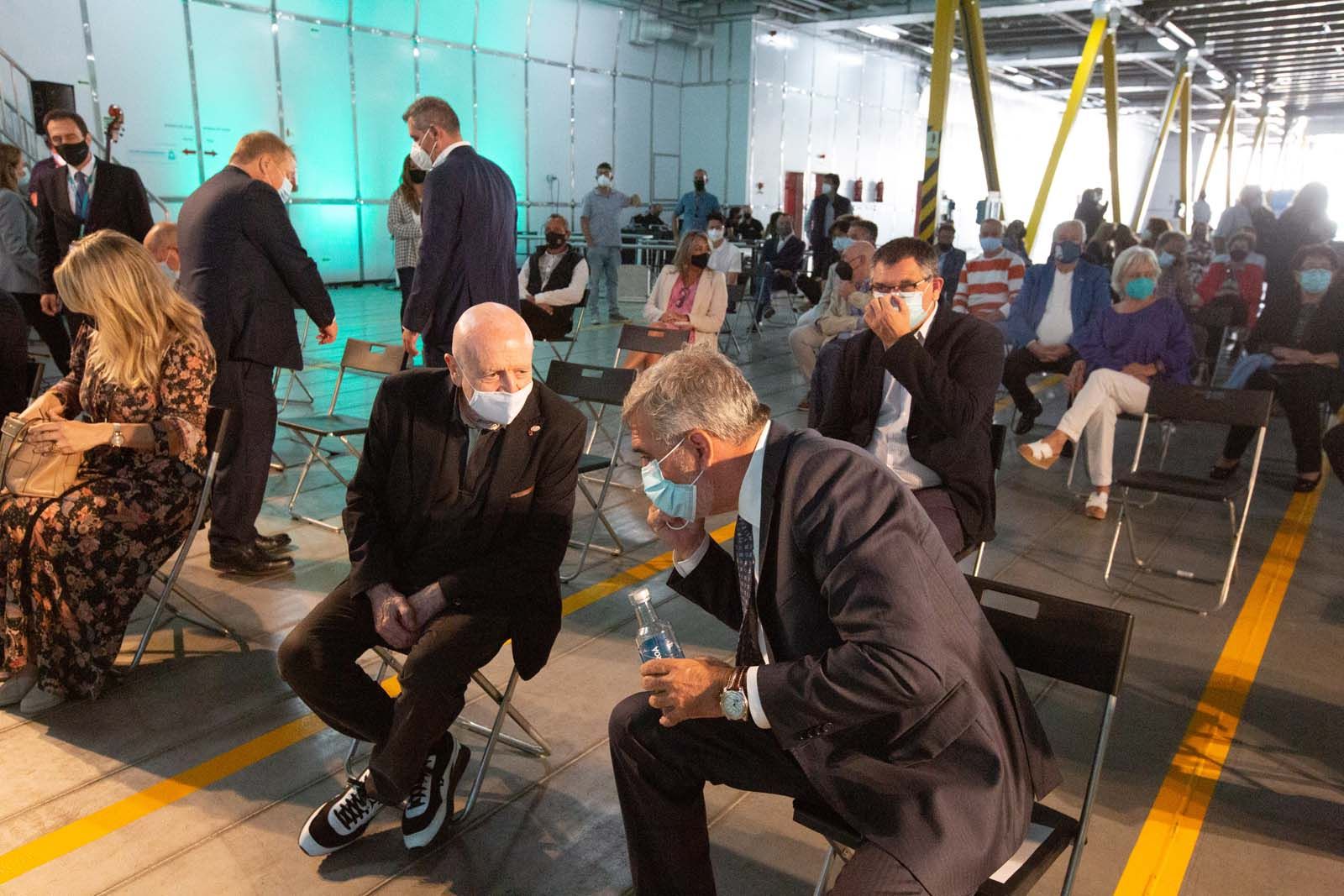 Inauguración del nuevo barco de Baleària, Eleonor Roosevelt.