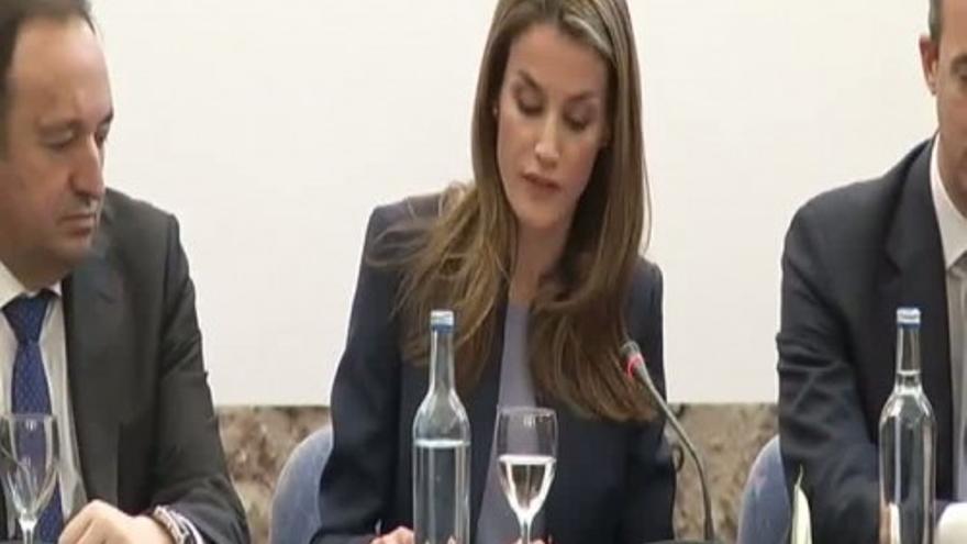 Doña Letizia advierte sobre el uso del lenguaje