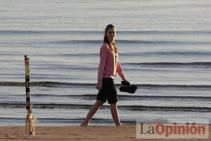 Primer día de paseos al aire libre en Mazarrón