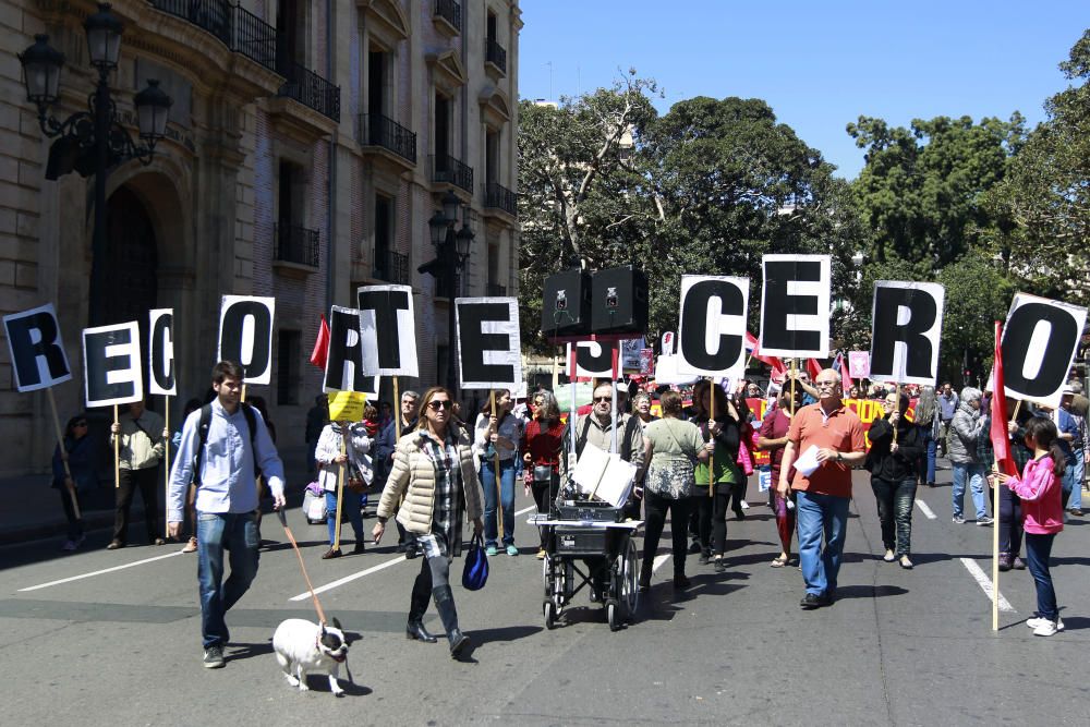 Manifestación del 1 de mayo en Valencia