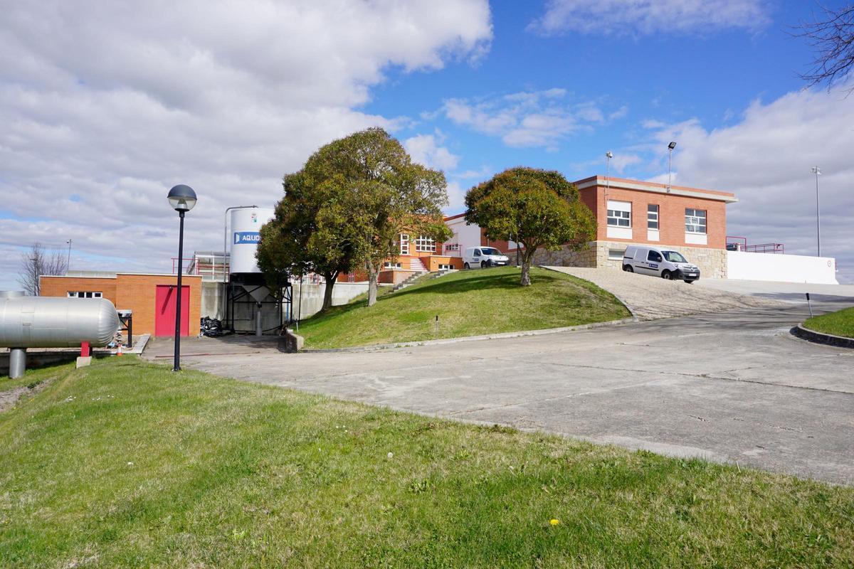 Vista exterior de la Estación de Tratamiento de Agua Potable (ETAP) de Zamora.