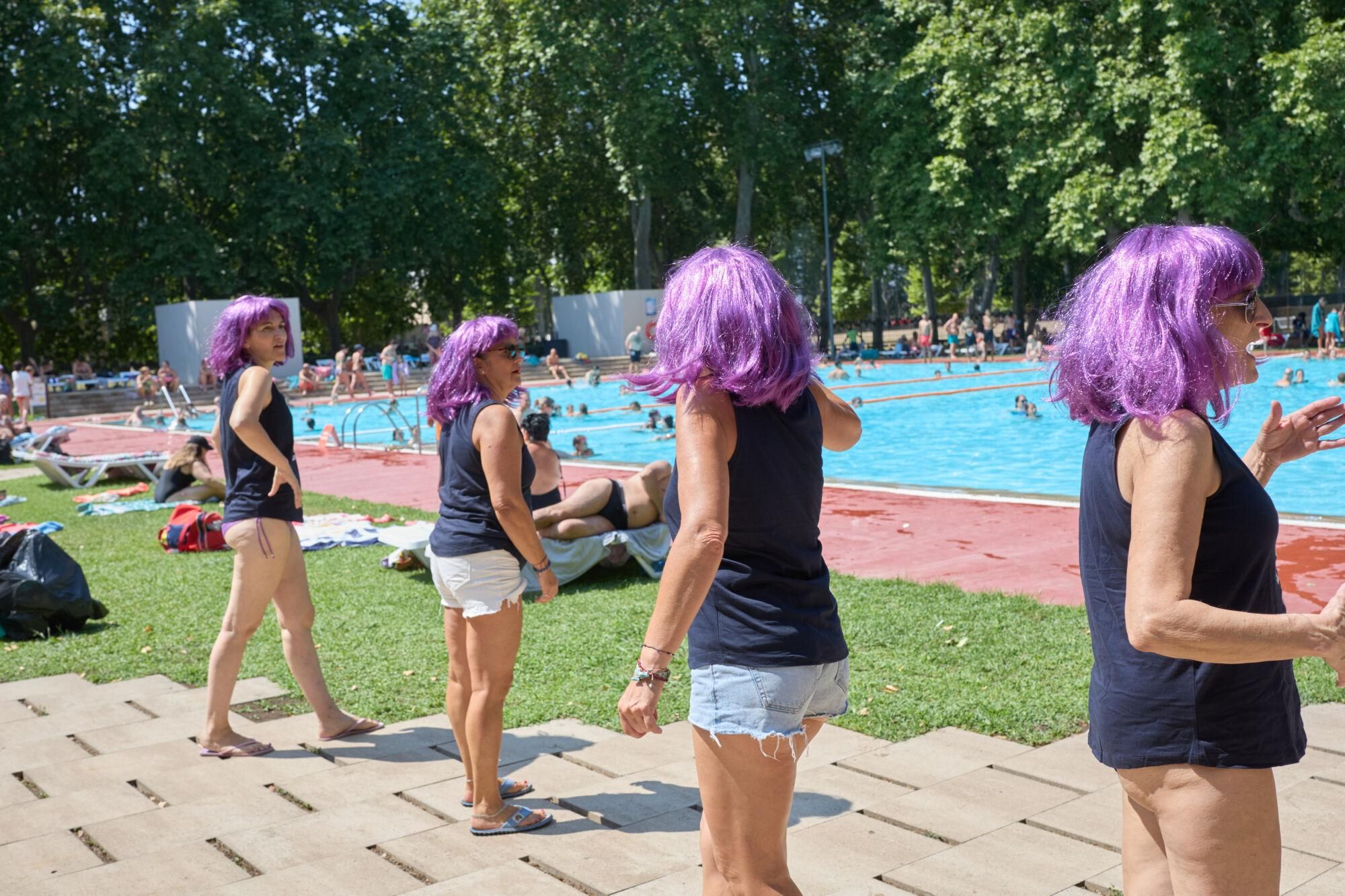 Mulla´t per l´Esclerosis Multiple a la piscina de la Devesa