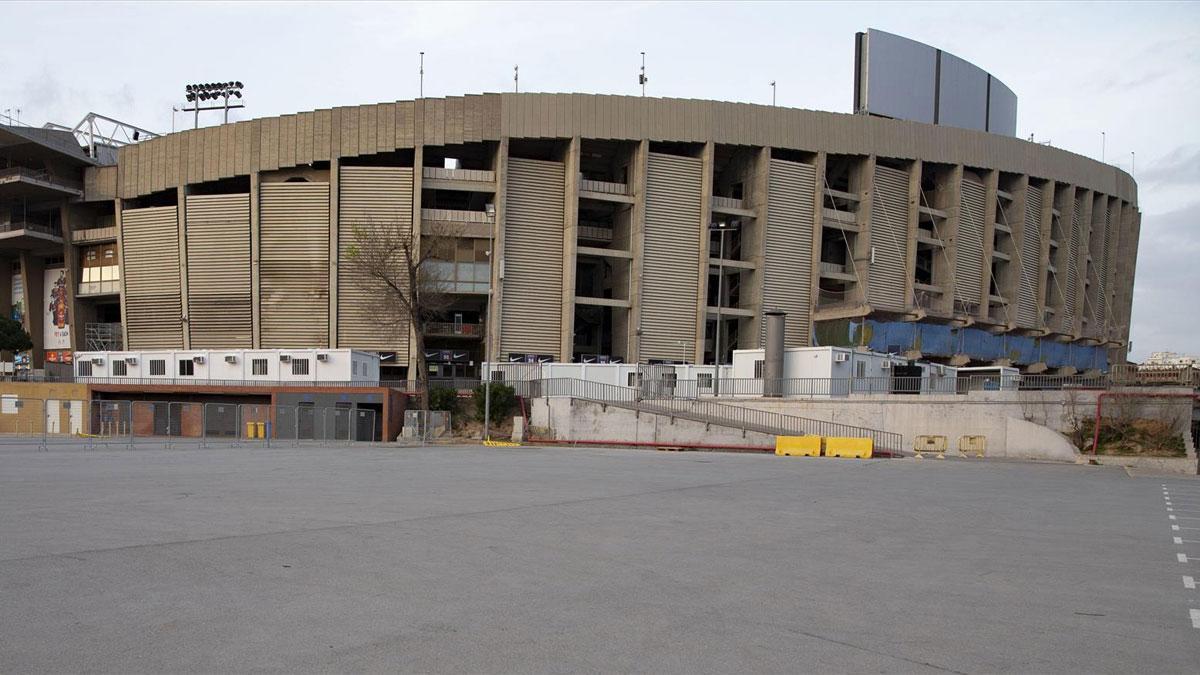 El Camp Nou, preparado para las elecciones