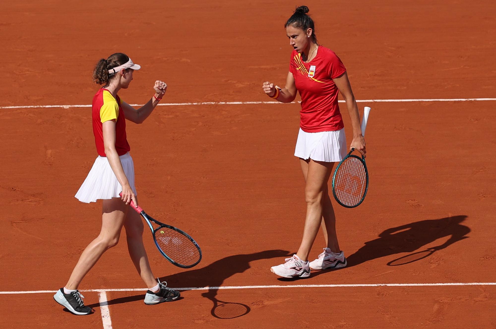 Tenis dobles femenino:  Bucsa -Sorribes VS Adreeva Shnaider