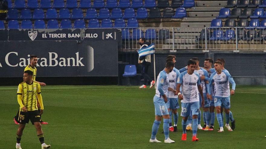 El Málaga CF empató en casa frente al Real Oviedo en la última jornada de la primera vuelta.