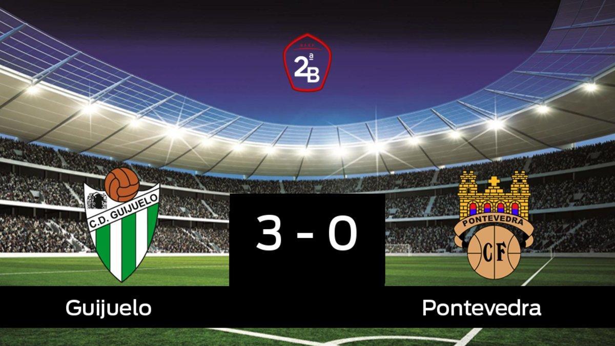 El Guijuelo derrota en casa al Pontevedra por 3-0