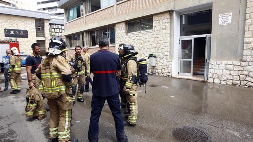 Evacuado el colegio La Salle Montemolín por un incendio