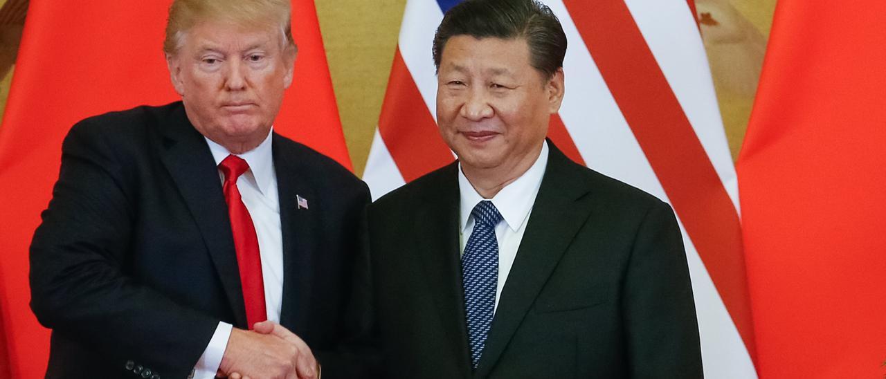 Donald Trump y Xi Jinping, en una iamgen de archivo.
