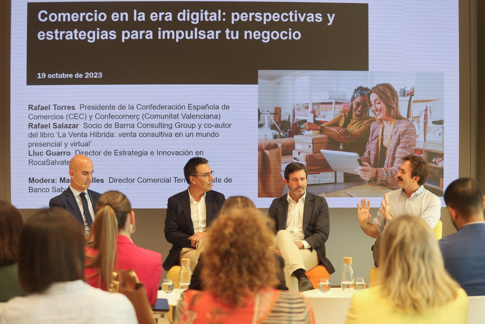 Mesa redonda del Sabadell: "Comercio en la era digital: perspectivas y estrategias para impulsar tu negocio"