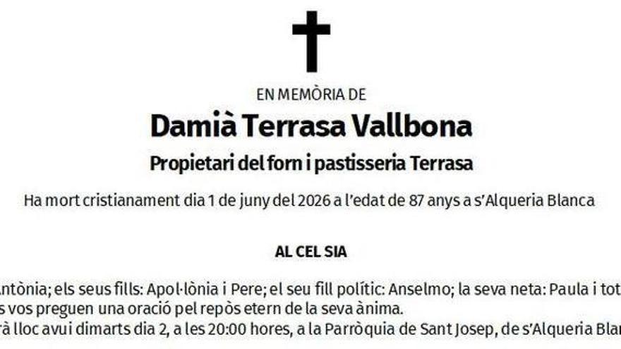Damià Terrasa Vallbona