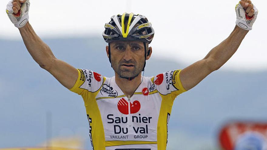 Leonardo Piepoli, corredor del Saunier gana la 10º etapa del Tour de Francia.