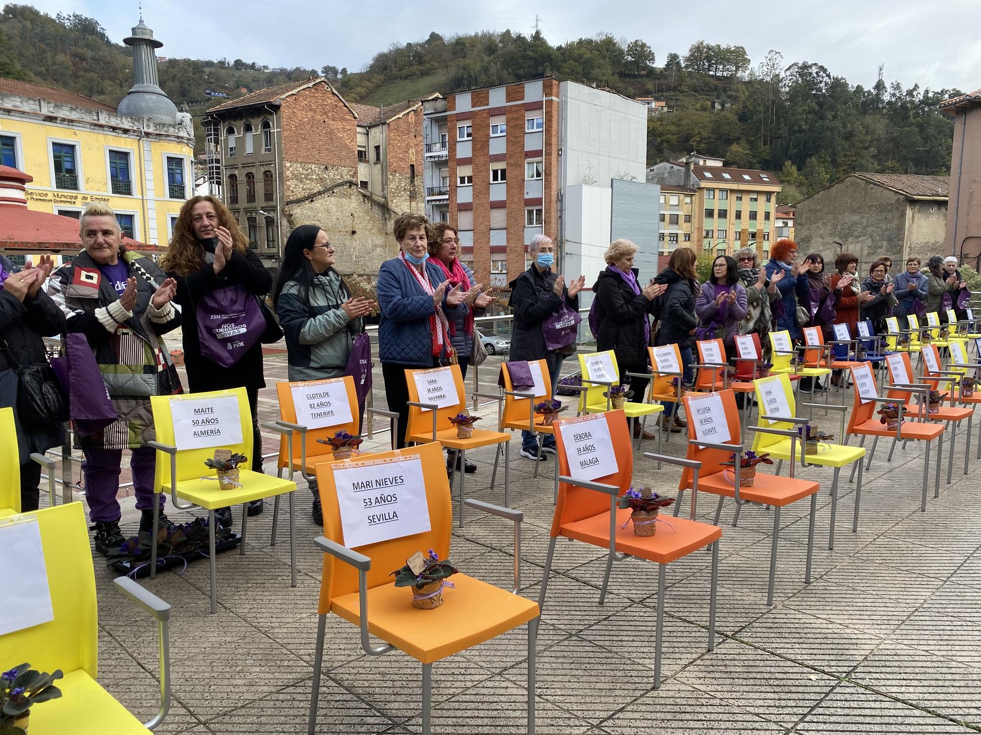 Actos del 25N en las Cuencas