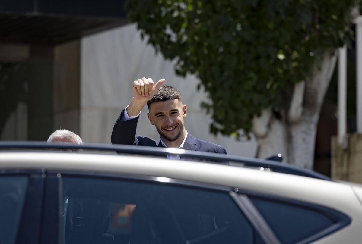 Joan Garcia se mostró así de feliz tras el anuncio oficial de su fichaje por el Barça