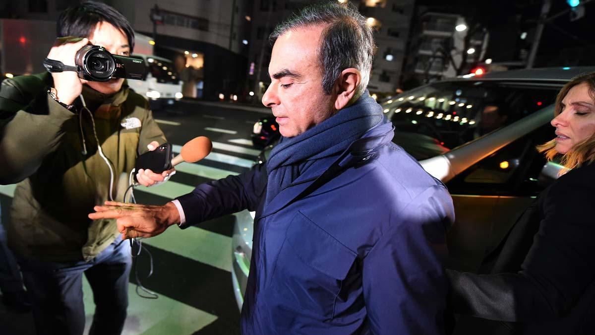 El expresidente de Nissan Carlos Ghosn, detenido de nuevo en Japón