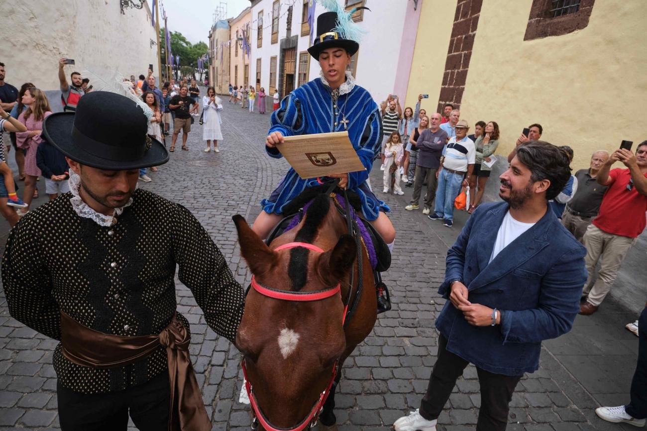 Pregón a caballo de las Fiestas del Cristo de La Laguna