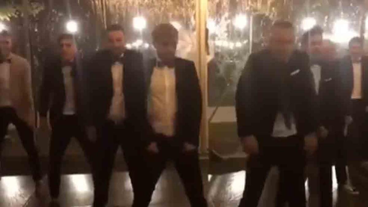 Los jugadores del Girona mostraron sus dotes como bailarines