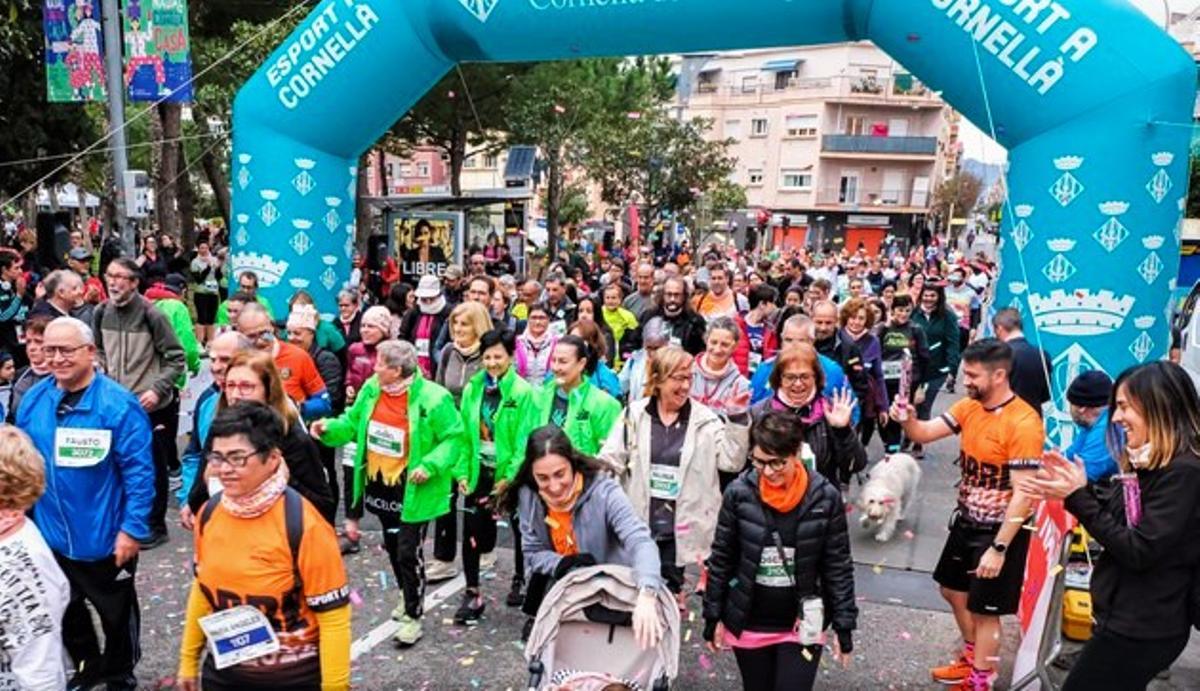 Més de 1.300 persones participen en la Cursa Solidària de Reis de Cornellà