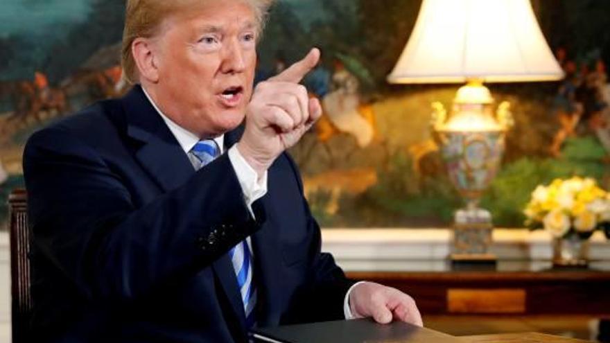 Trump alerta que «qui faci negocis amb l&#039;Iran no els farà amb els Estats Units»