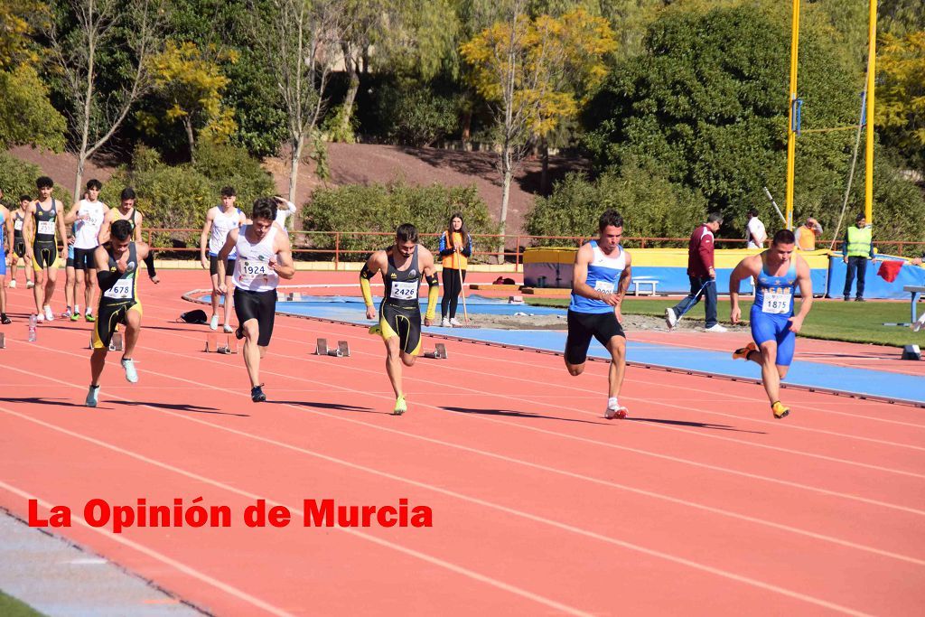 Regional absoluto y sub-23 de atletismo en Lorca (I)