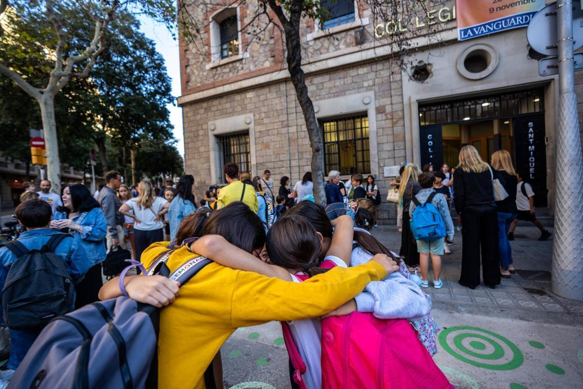 Vuelta al cole en la Escola Pia Sant Miquel de Barcelona