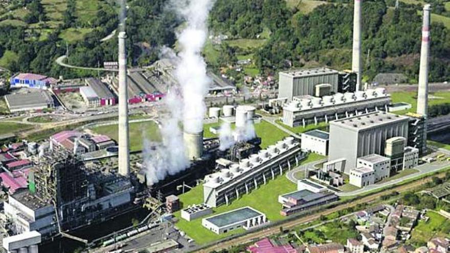 Imagen virtual de los cliclos combinados que se habían proyectado junto a la central térmica de Lada.