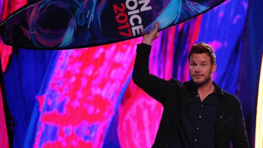 Pratt, con el premio al mejor actor de los &quot;Teen Choice&quot;.