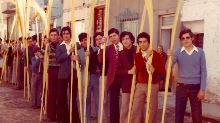 Procesión de las palmas, en Javalí Nuevo.