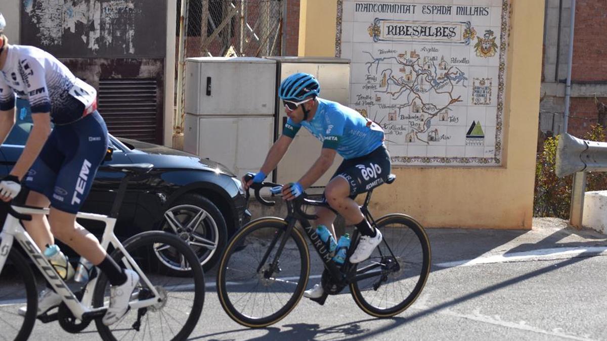 Juanfran de la Cruz, en pleno esfuerzo.