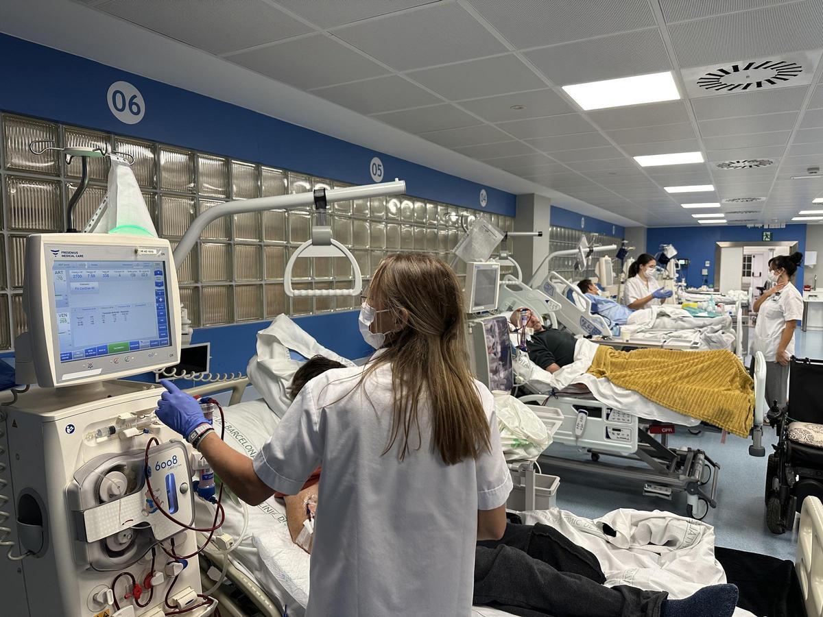 Pacientes en diálisis.