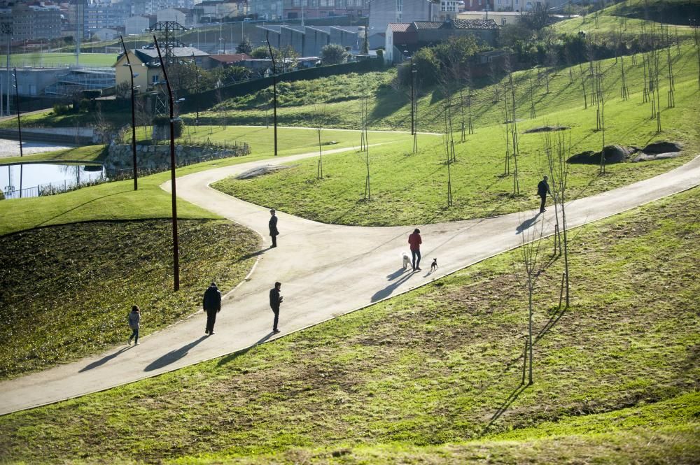 Apertura del parque Adolfo Suárez, en Visma