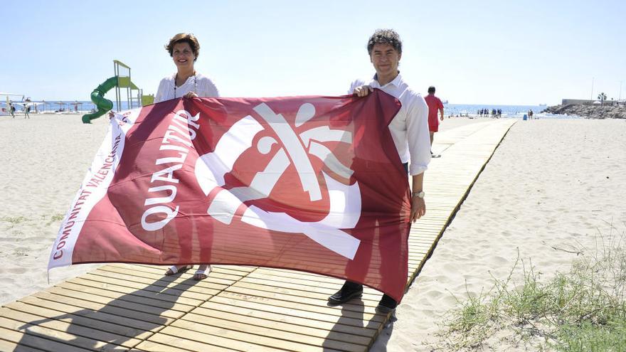 Bandera Qualitur para las tres playas de Castelló este verano