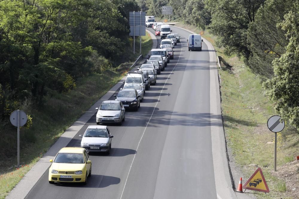 Accident de trànsit mortal a la C-65 a Girona