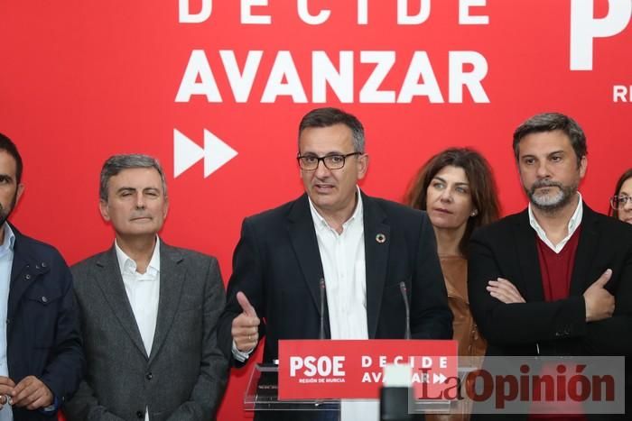 Así fue la noche electoral en la sede del PSOE en la Región de Murcia