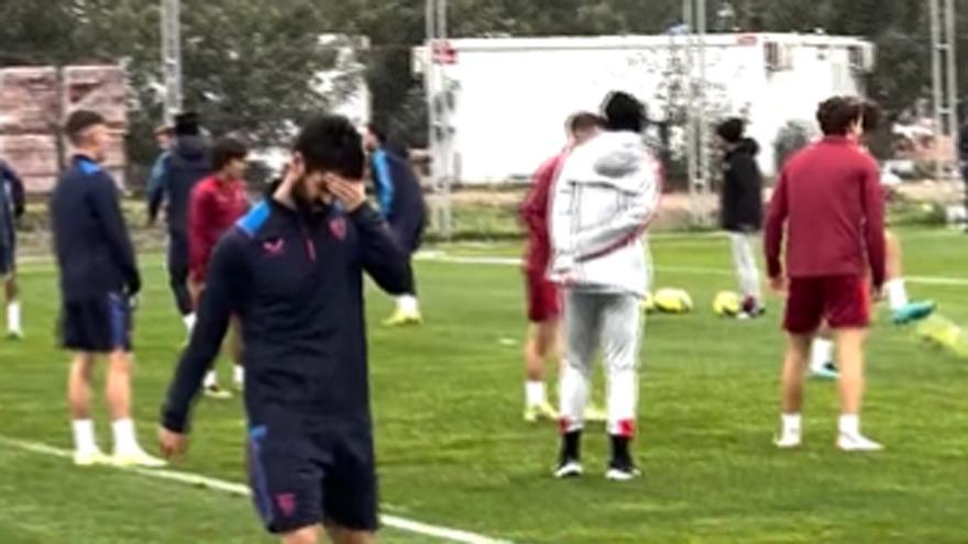 Isco abandona el entrenamiento del Sevilla por sorpresa