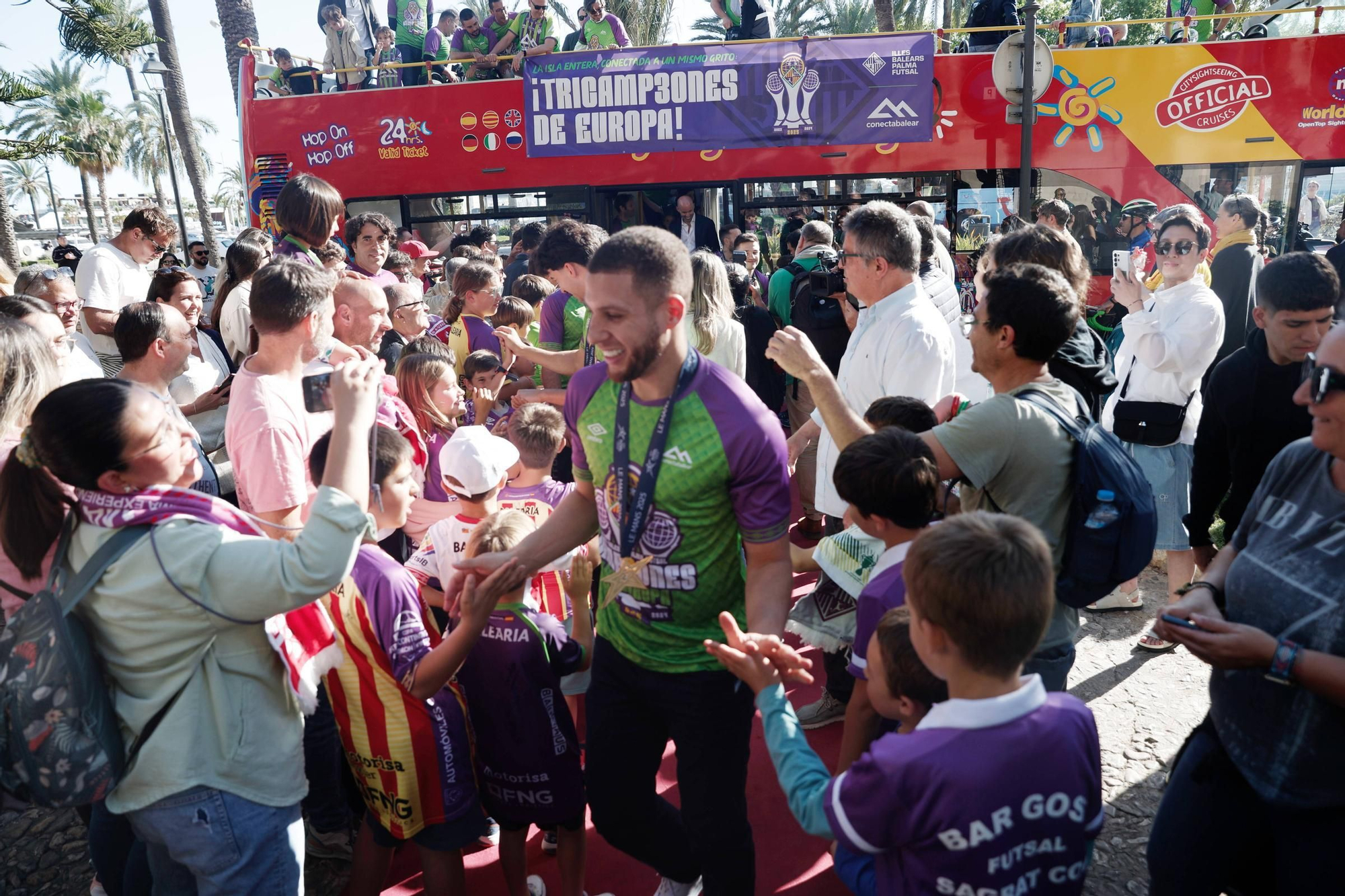 Fin de fiesta del Pama Futsal en el Consolat de Mar