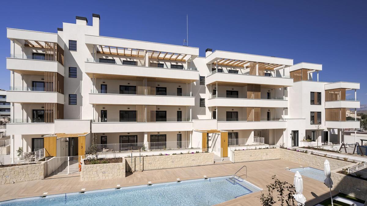 Fioresta es el primer proyecto de viviendas en altura industrializado con estructura de madera en la Comunidad Valenciana.