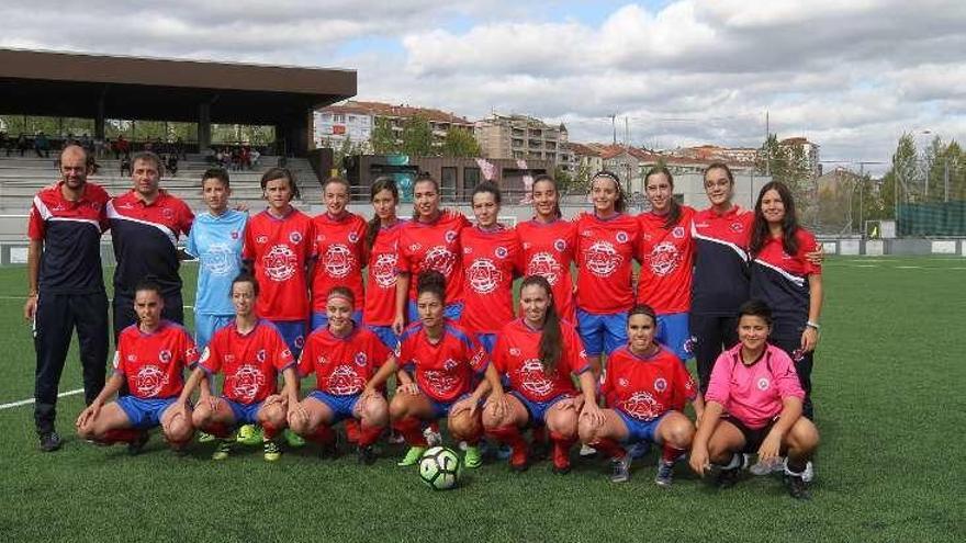 El equipo de la Unión Deportiva Ourense. // Iñaki Osorio