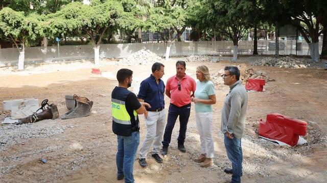 Parcela que albergará la pista de BMX en Marbella, ubicada en el parque del arroyo de La Represa.