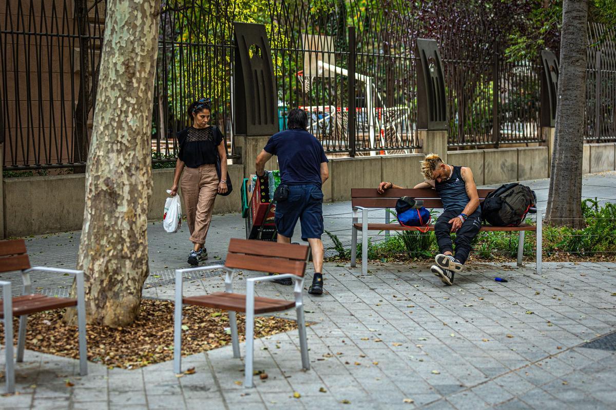 Escenas inesperadas de la Superilla del Eixample