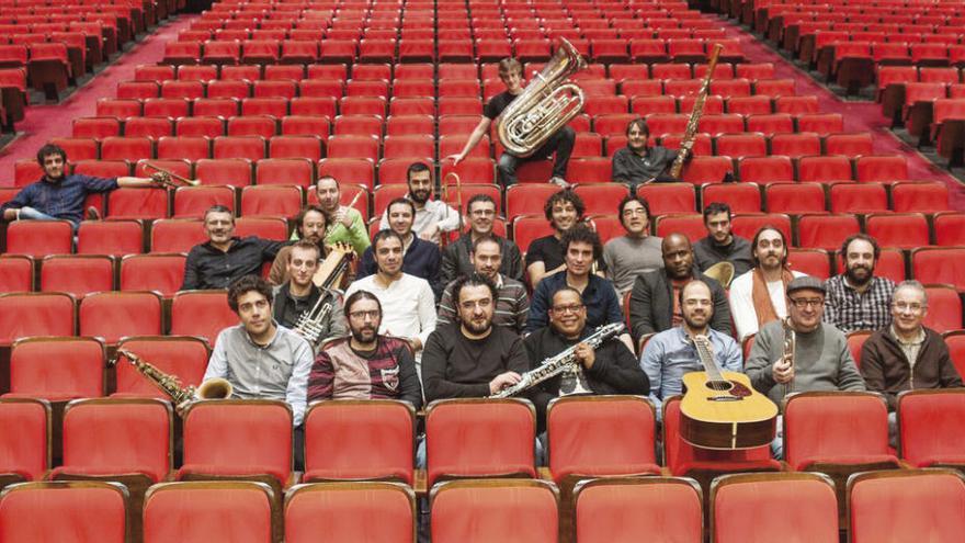 La Orquesta de Jazz de Galicia. // Óscar Martínez