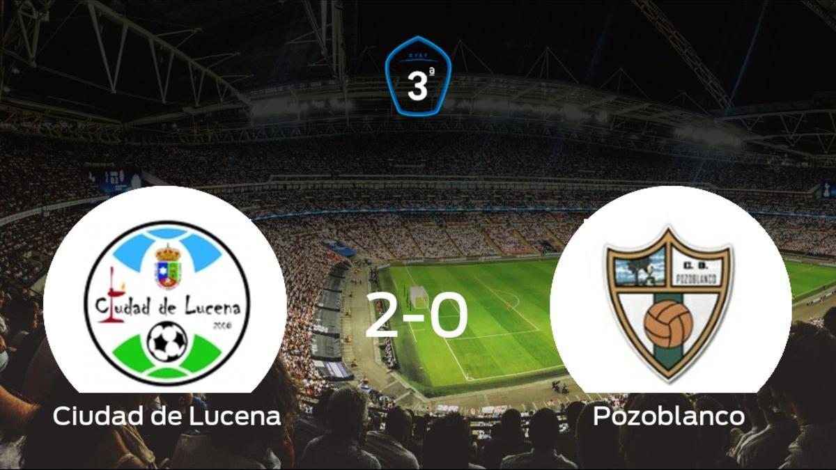 El Ciudad de Lucena consigue la victoria en casa frente al Pozoblanco (2-0)