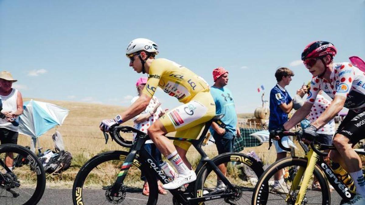 Pogacar también tritura el Tour en el Macizo Central