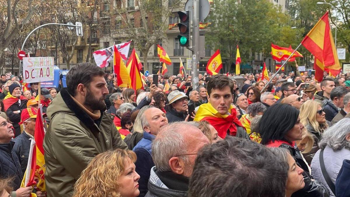 José Ángel Antelo acudió a Madrid para participar en la manifestación convocada por la Fundación Denae.