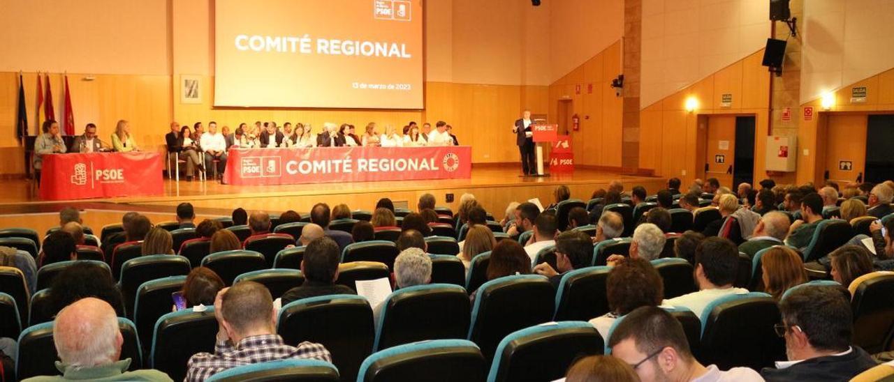 El PSRM celebró este lunes su Comité Regional para refrendar sus listas.
