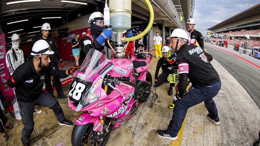 L&#039;equip Basomba lidera la seva classe i és setè en la general de les 24 Hores de Montmeló